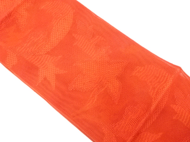 JAPANESE NAGOYA OBI FOR SUMMER / FLORAL PLANTS